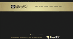 Desktop Screenshot of mosaicfinancial.ca